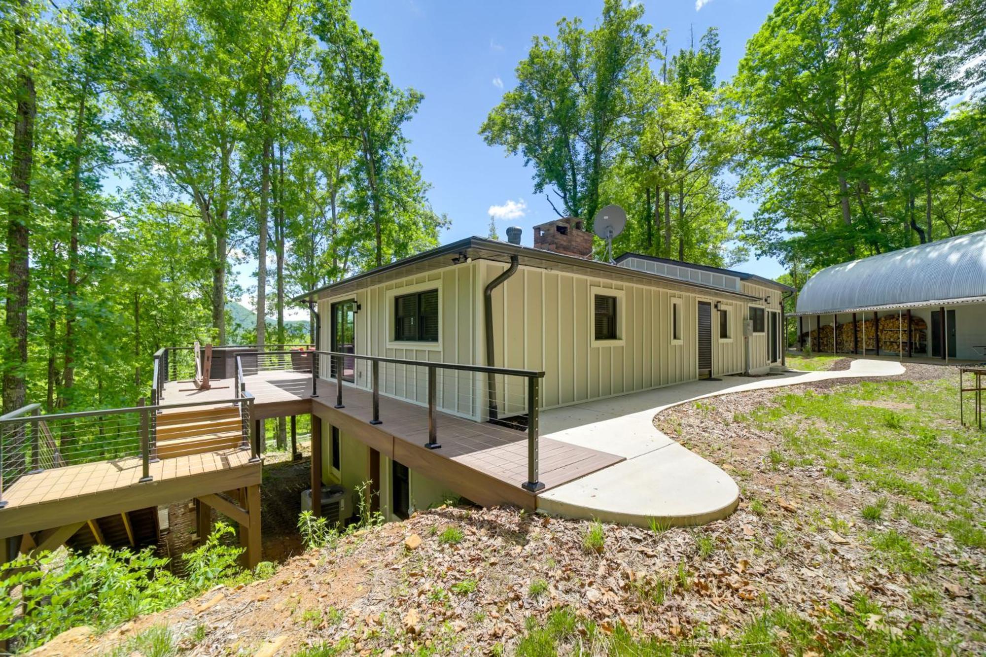Remote Smoky Mtn Escape With Views And Trail Access! Villa Cullowhee Eksteriør bilde