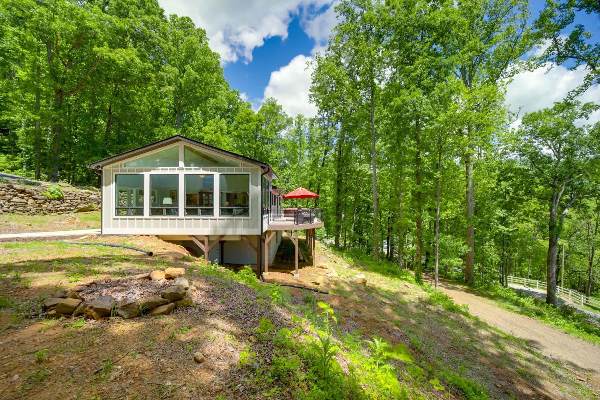 Remote Smoky Mtn Escape With Views And Trail Access! Villa Cullowhee Eksteriør bilde